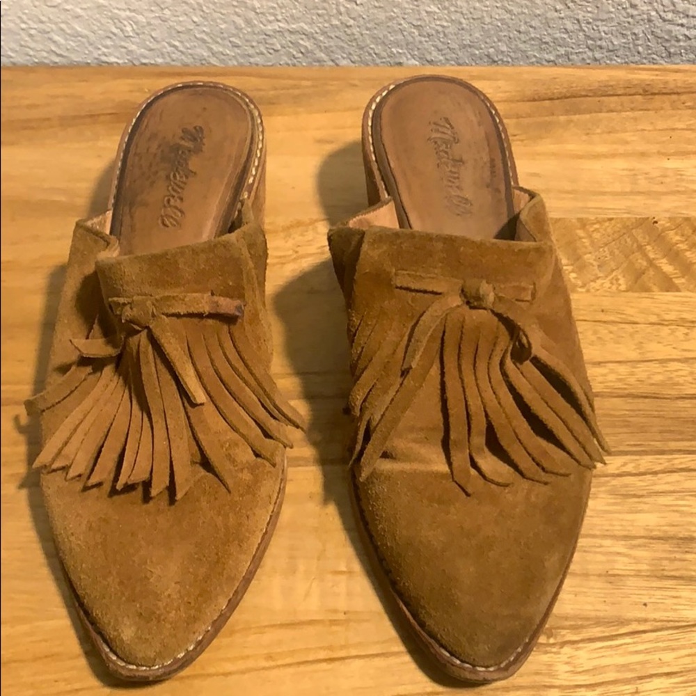 Madewell Fringe Mules - Picture 2 of 4